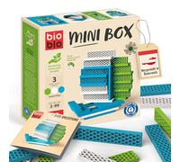 Bioblo – Jeu de construction Mini Box 40 briques – Blanc, Vert, Bleu – Neuf