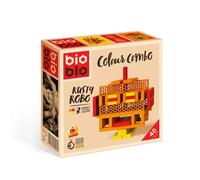 Bioblo Briques de construction Rusty Robo Orange Jaune Rouge 40