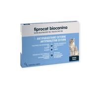 Biocanina Solution spot-on pour chats Fiprocat 50 mg — 3 pipettes de 0,5 ml