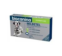 Biocanina Milbetel vermifuge pour chiens de plus de 5kg 2 comprimés