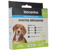 Biocanina Pipettes Répulsives Chiens de Moins de 15 kg 4 Unités
