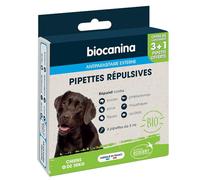 BIOCANINA Pipettes Répulsives Chiens de Plus de 30 kg 4 Pipettes