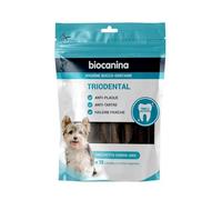 Parapharmacie en ligne > Vétérinaire > Produits de soin pour animaux > Produits d'hygiène buccale pour animaux Biocanina Triodental Très Petits Chiens Lamelles Végétales x 15