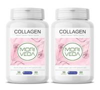 BioCell Collagen®capsules-2 mois d'approvisionnement-contient du collagène-II, de l'acide hyaluronique, sulfate de chondroïtine-pour la peau, les cheveux et les articulations-par MoriVeda-2x60capsules