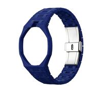 Bioceramic Bracelet de montre compatible avec Swatch x Royal Pop, deux styles de direction 12/3 heures, couleur unie, résistant aux rayures, confortable pour montre de poche Swatch Royal Pop