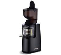 BioChef Extracteur de jus vertical Atlas - Moteur puissant 250W - Rotation lente 40tr/min - Noir Noir