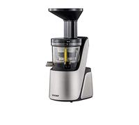 BioChef Quantum Presse-agrumes à froid - Presse-agrumes à mastication lente pour fruits et légumes | Presse-agrumes à froid | 37 tr/min pour un maximum de nutriments (argenté)