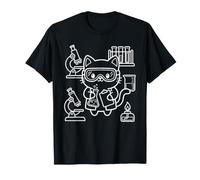 Biochemistry Lab Kawaii Cat Étudiant en Sciences Naturelles T-Shirt