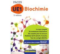 Biochimie Ue1 - 1re Année Santé