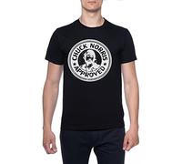 BIOCLOD Chuck Norris Approved Hommes T-Shirt Noir Col Rond Men Black Round Neck M