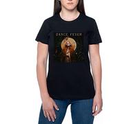 BIOCLOD Dance Fever Florence and The Machine Femmes T-Shirt Noir Col Rond Women Black Round Neck