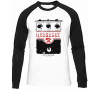 BIOCLOD Mudhoney Electro Harmonix Hommes Femmes Unisexe Baseball T-Shirt Manches Noires Col Rond Men Women Unisex Baseball T-Shirt White M