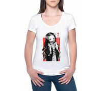BIOCLOD Nezuko Kamado Femmes T-Shirt Blanc Col Rond Women White Round Neck S