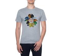 BIOCLOD Wings of Fire Hommes T-Shirt Gris Col Rond Men Grey Round Neck