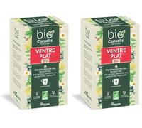BioConseils - Infusion Bio Ventre Plat Infusion Boissons Vertes - 20 sachets (Lot de 2)