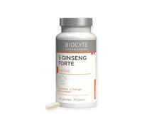 Biocyte Complément alimentaire 5 Ginseng - Énergie et Vitalité - 40 gélules