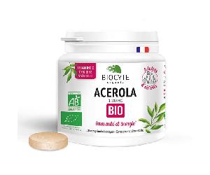 Biocyte Acérola 1100mg Bio Immunité & Energie 20 comprimés à croquer