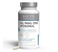 Biocyte Cal/Mag/Zinc Liposomal Complément Alimentaire 60 Gélules