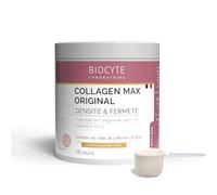 BIOCYTE Collagen Max - Anti-Âge et Jeunesse de la Peau, Lisse et Comble les Rides - Complément Alimentaire Hydrolysat de collagène et Vitamine C Acérola - Cuillère doseuse - 18 jours de prise