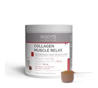 BIOCYTE Collagen Muscle Relax - Complément Alimentaire Décontractant Musculaire, Relaxation - Collagène, PEA, Magnésium et Vitamine B6 45 Gélules - Poudre 220 g - 20 jours de prise