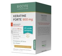 Biocyte Kératine Forte 900mg Boost Croissance Résistance du Cheveu 180 gélules