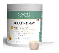 Complément alimentaire - BIOCYTE - Kératine Max - 20 doses - Cheveux revitalisés - Pousse stimulée