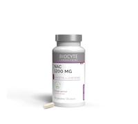 BIOCYTE NAC 1200 mg Dosage Optimal - Anti-oxydant, Synthèse du Gluthation - N-acétyl L-cystéine 1200 mg - Complément alimentaire 60 gélules - Végétalien, Fabriqué en France