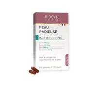 Biocyte Complément alimentaire Peau Radieuse - Ortie, Bardane, MSM, Lactoferrine - 60 gélules