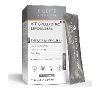 BIOCYTE Vitamine C, D3 Zinc Liposomal Goût Ananas - Défenses Immunitaires - Vitamine C, Vitamine D3, Zinc - Programme de 14 jours