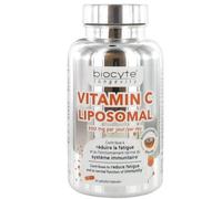 BIOCYTE Vitamine C Liposomal - Complément Alimentaire Fonctionnement Système Immunitaire - Vitamine C Micro-encapsulée - 90 Gélules - Programme de 30 jours