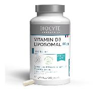 Parapharmacie en ligne > Compléments alimentaires > Compléments alimentaires pour la vitalité et les défenses immunitaires > Vitamine D Biocyte Vitamin D3 Liposomal 50 mcg Gélules x 90