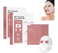 Biodance Bio-Collagen Deep Mask,Masque Visage Coreen,Hydrating Overnight Face Mask, Collagen Firming Mask (12pc)