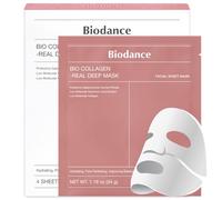 Biodance Bio-Collagen Real Deep Mask Pack de 4 - Masques visage, masque visage, masque visage femme, masque visage, resserrement des pores, traitement des rides