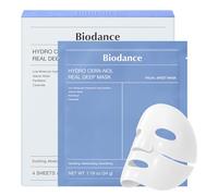 BIODANCE Hydro Cera-nol Real Deep Mask, masque hydrogel de nuit, apaisant, hydratant, nourrissant, 34g x 4 pcs