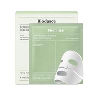 Biodance Masque en profondeur au kelp marin rafraîchissant Lot de 4