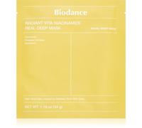 Biodance Radiant Vita Niacinamide Real Deep Mask masque illuminateur visage pour un teint unifié 1 pcs