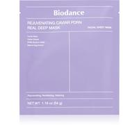 Biodance Rejuvenating Caviar PDRN Real Deep Mask masque revitalisant pour restaurer la barrière cutanée 34 g