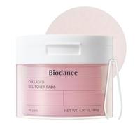 Biodance Tampons de toner en gel au collagène, minimiseur de pores pour le visage, améliore l'élasticité, exfoliant en douceur, tampons de toner coréens pour peaux sensibles, soins de la peau coréenne