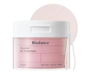 Biodance Tampons de toner en gel au collagène, minimiseur de pores pour le visage, améliore l'élasticité, exfoliant en douceur, tampons de toner coréens pour peaux sensibles, soins de la peau coréenne
