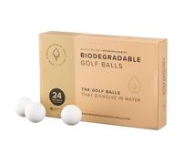 Biodegradable Golf Balls BGB Water Dissolvable | Cadeau de golf écologique | Soluble dans l'eau | Parfait pour la pratique en plein air | Se dissout en 2 à 4 semaines (24)