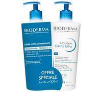 Bioderma Atoderm Crème Ultra Crème Hydratante Ultra-Nourrissante Lot de 2 x 500 ml