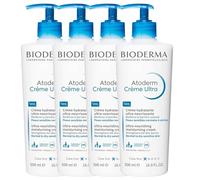 BIODERMA | Atoderm Crème Ultra | Soin Quotidien Hydratant Ultra-Nourrissant | Nourrit la Peau | Non Parfumée | Très bonne Tolérance | Fabriqué en France | Lot de 4x500ML