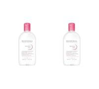 Bioderma Crealine H2O Solution Micellaire Peaux Sensibles 500 Ml (Lot de 2)