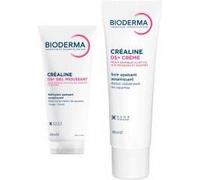 Bioderma Créaline Routine DS+ Gel Nettoyant Apaisant 200 ml + DS+ Crème 40 ml - Routine 2 produits