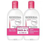 Bioderma Démaquillant Sensibio H2o 500ml 2 Units