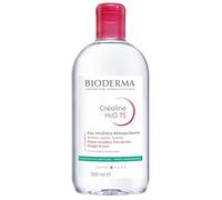 BIODERMA - Eau Micellaire Apaisante pour Peau Sensible, Nettoyage Doux Visage et Yeux (500mL) - Le Lot De 2