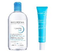 Bioderma Hydrabio Duo Hydratation Intense H2O Eau micellaire 500ml + crème légère 40ml