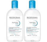 Bioderma Hydrabio H2O Eau Micellaire Démaquillante Nettoyante Pour Le Visage 2x500 ml