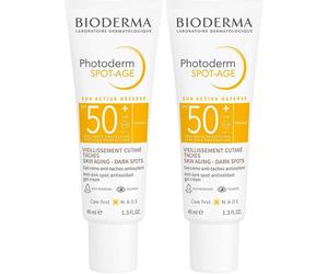 Bioderma Photoderm Spot-Age SPF50+ Nouvelle Formule Crème 2x40 ml