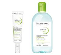 Bioderma Sebium Duo H2O Eau micellaire 500ml + Crème soin de jour Kerato+40ml